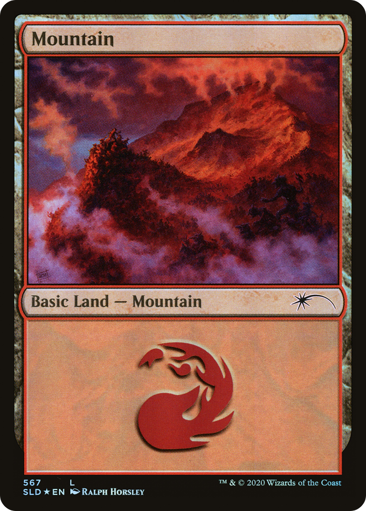 Image of Mountain (567) (SLD-567) - Secret Lair Drop Foil