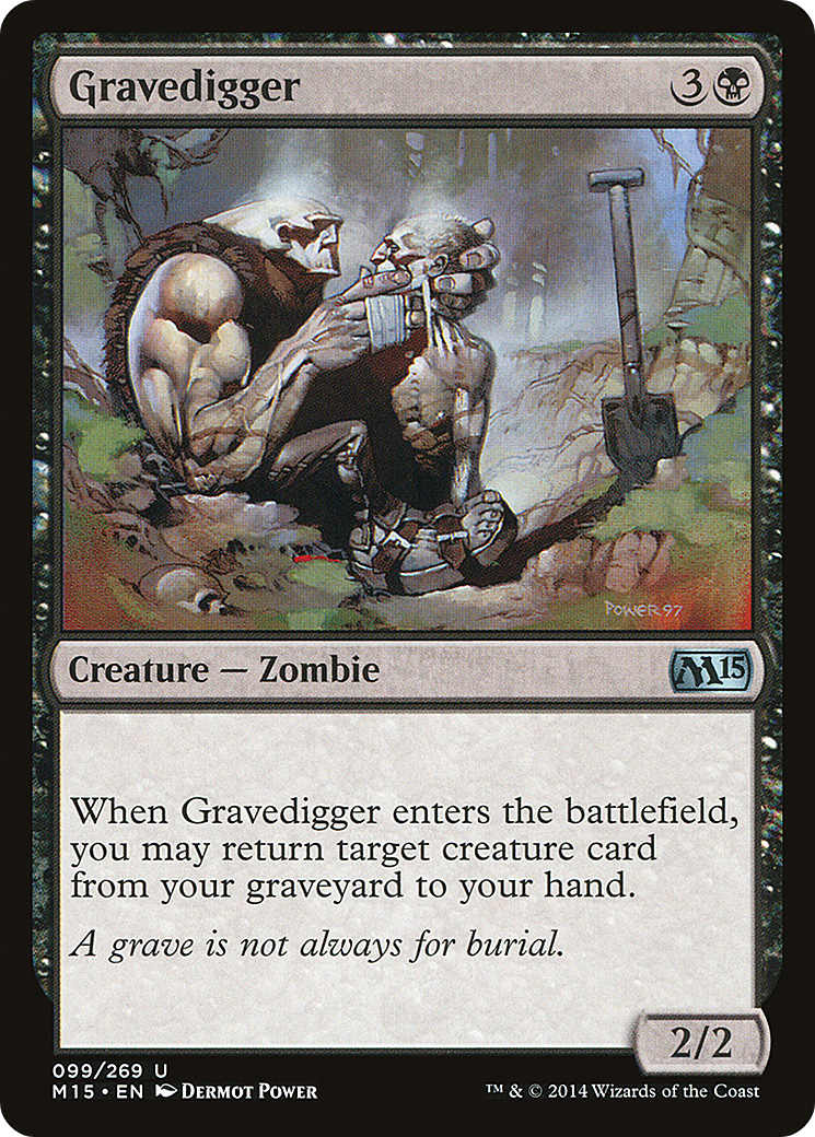 Image of Gravedigger (M15-099) - Magic 2015