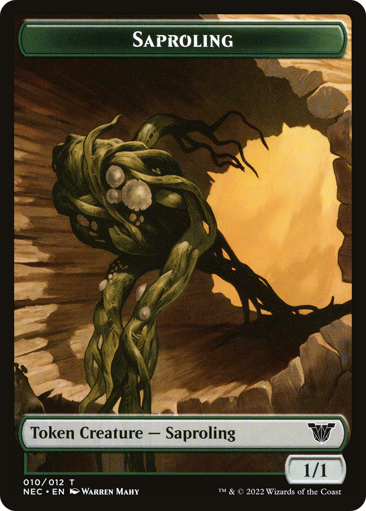 Image of Saproling (TNEC-010) - Neon Dynasty Commander Tokens