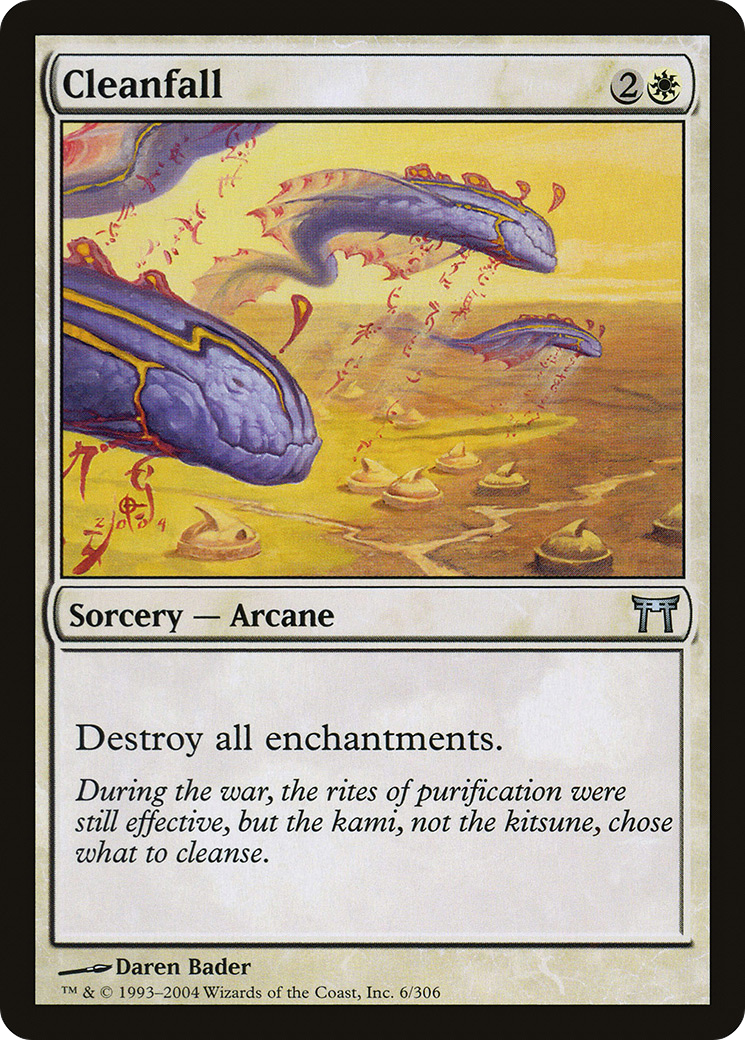 Image of Cleanfall (CHK-006) - Champions of Kamigawa Foil