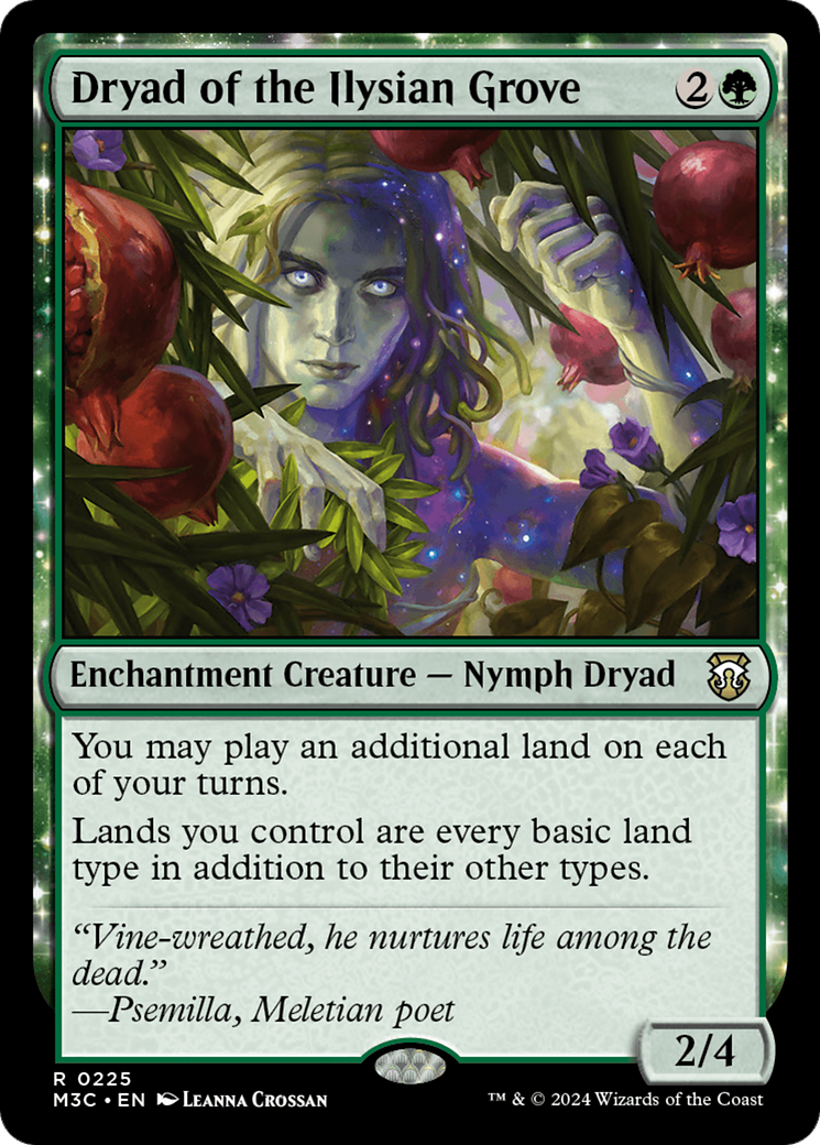 Image of Dryad of the Ilysian Grove (M3C-225) - Modern Horizons 3 Commander: (enchantment)