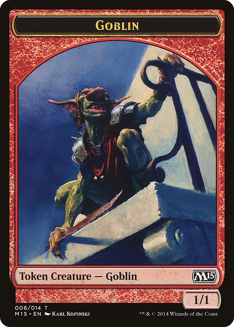 Image of Goblin Token (M15-008) - Magic 2015 Tokens