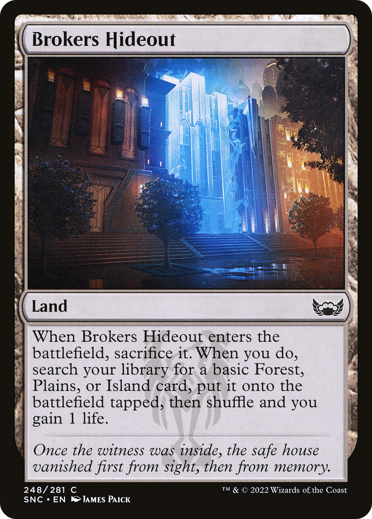 Image of Brokers Hideout (SNC-248) - Streets of New Capenna Foil