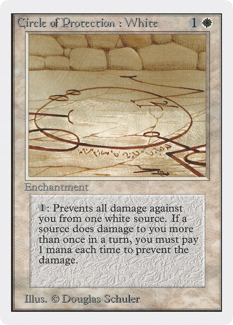 Image of Circle of Protection: White (2ED-) - Unlimited Edition