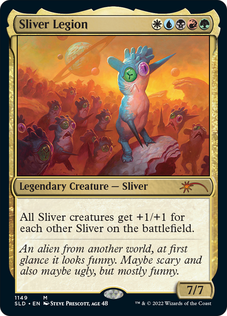 Image of Sliver Legion (1149) (SLD-1149) - Secret Lair Drop Foil