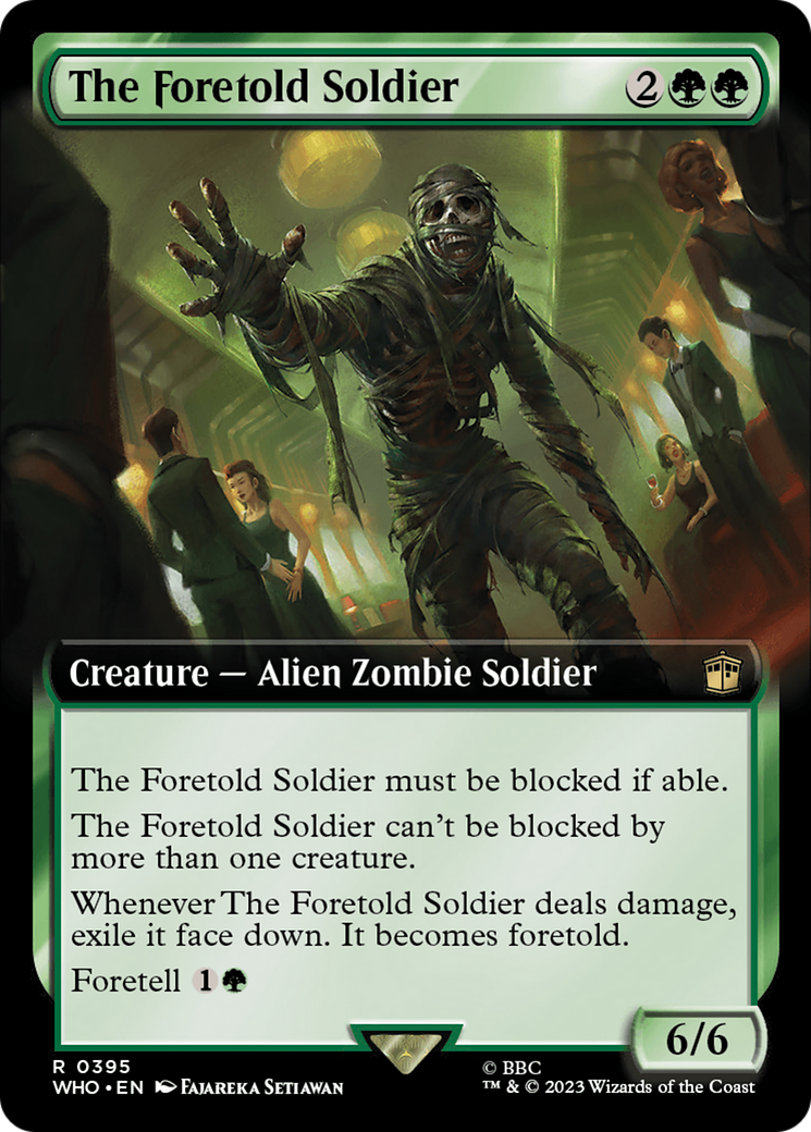 Image of The Foretold Soldier (Extended Art) (WHO-395) - Doctor Who: (Extended Art) Foil
