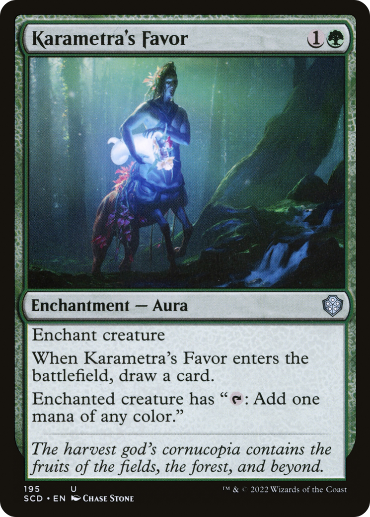 Image of Karametra's Favor (SCD-195) - Starter Commander Decks