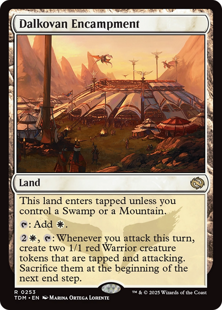 Image of Dalkovan Encampment (TDM-253) - Tarkir: Dragonstorm