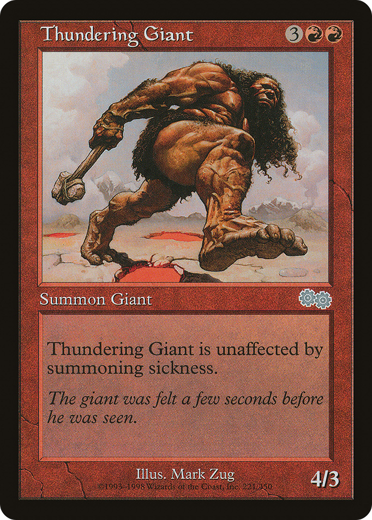 Image of Thundering Giant (USG-221) - Urza's Saga