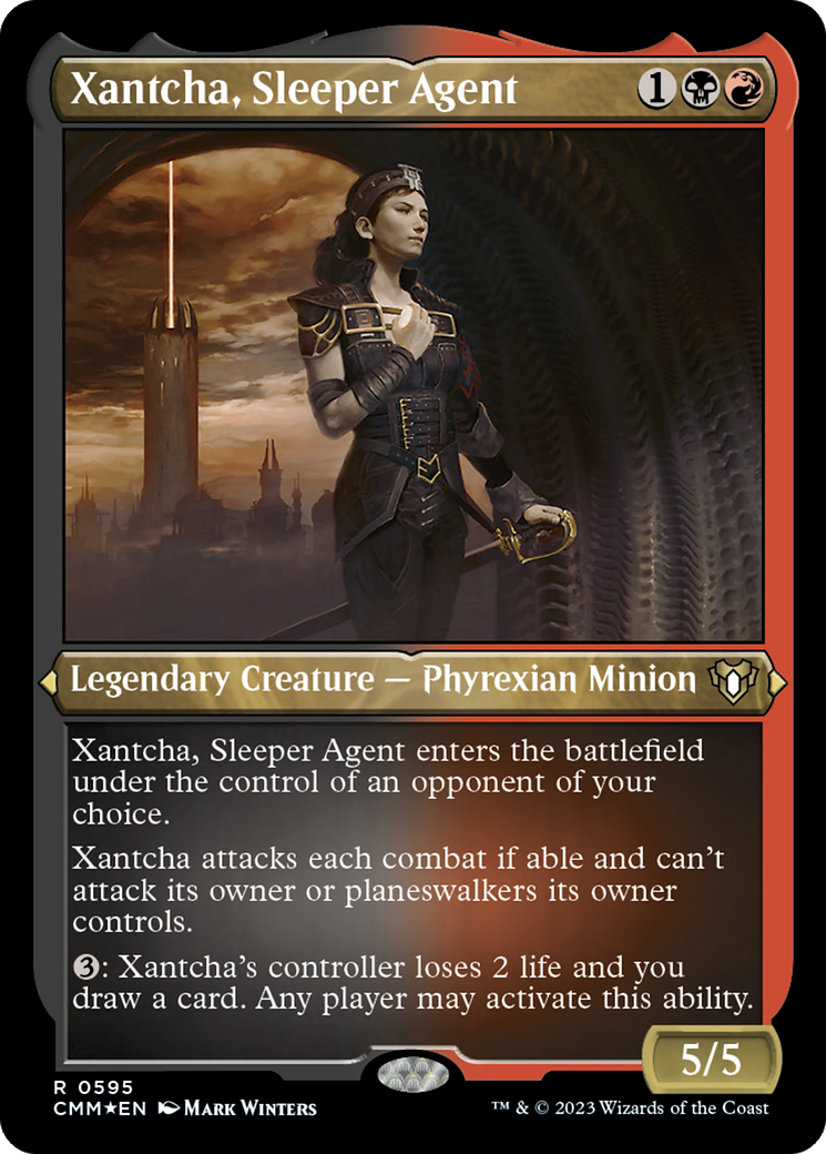 Image of Xantcha, Sleeper Agent (CMM-595) - Commander Masters Etched Foil