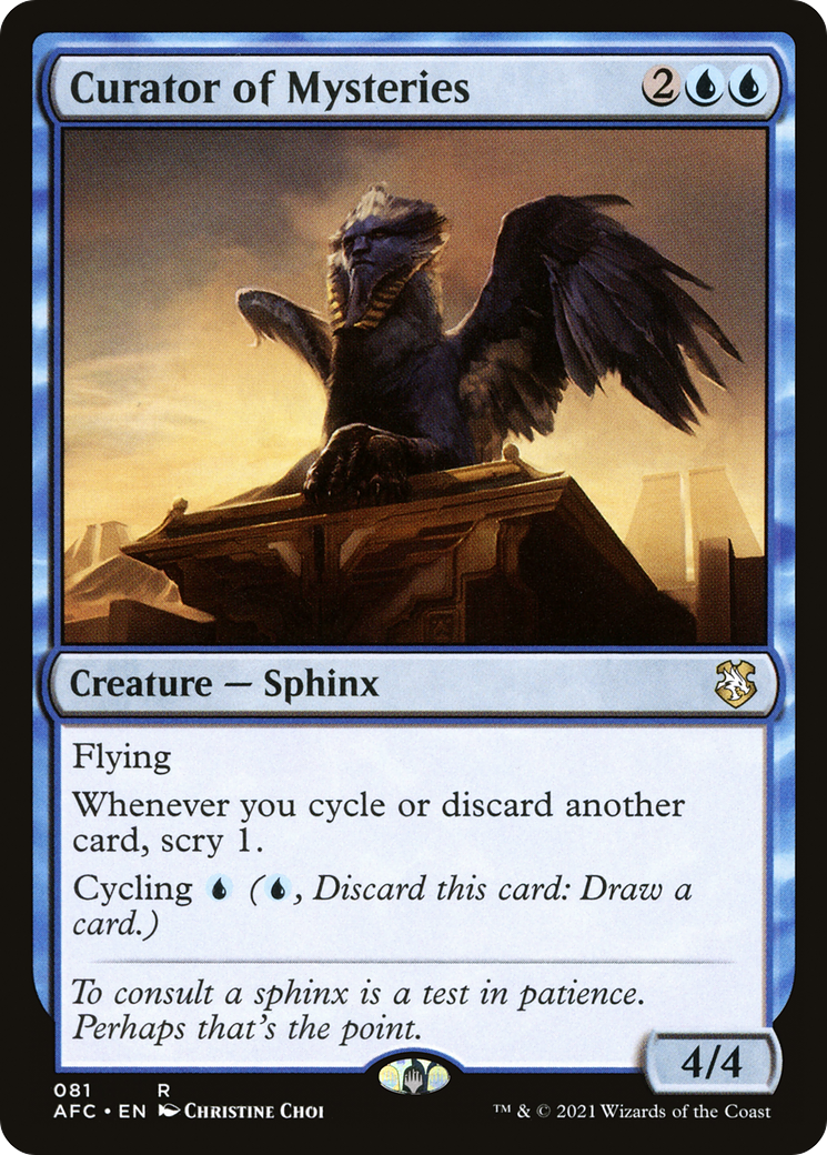 Image of Curator of Mysteries (AFC-081) - Forgotten Realms Commander