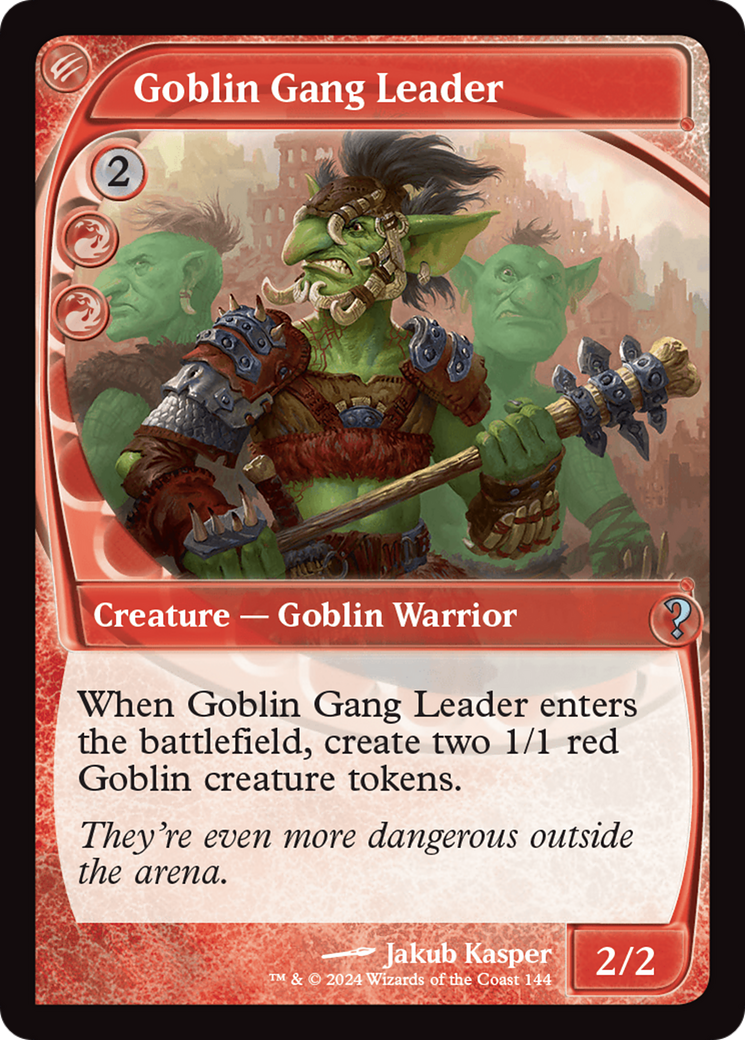 Image of Goblin Gang Leader (Future Sight) (MB2-144) - Mystery Booster 2 Foil