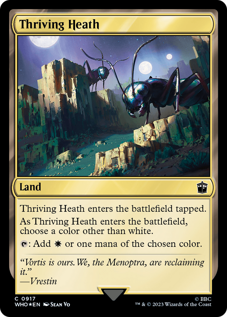 Image of Thriving Heath (Surge Foil) (WHO-917) - Doctor Who Foil
