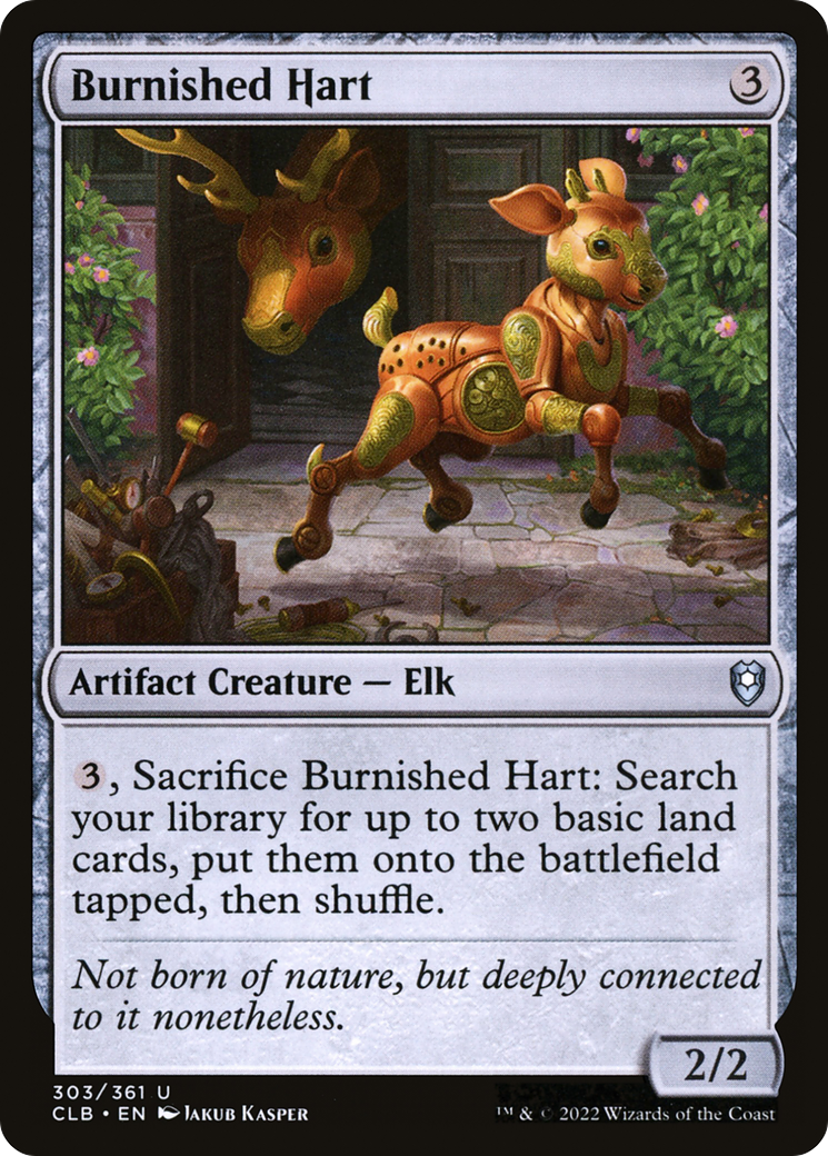 Image of Burnished Hart (CLB-303) - Commander Legends: Battle for Baldur's Gate Foil