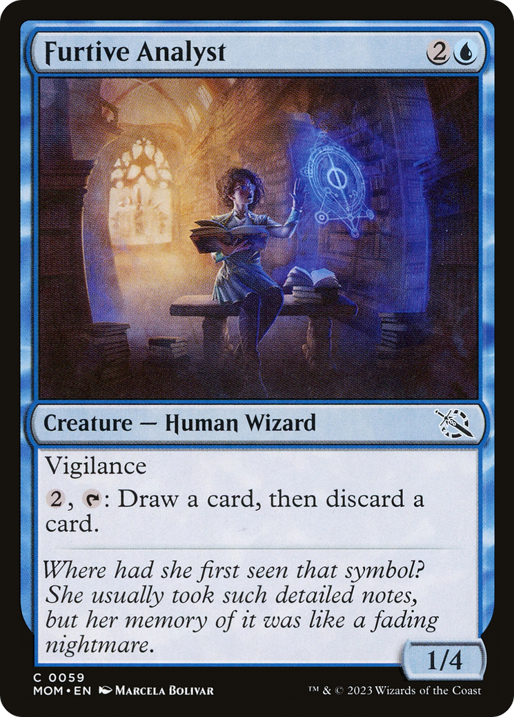 Image of Furtive Analyst (MOM-059) - March of the Machine Foil