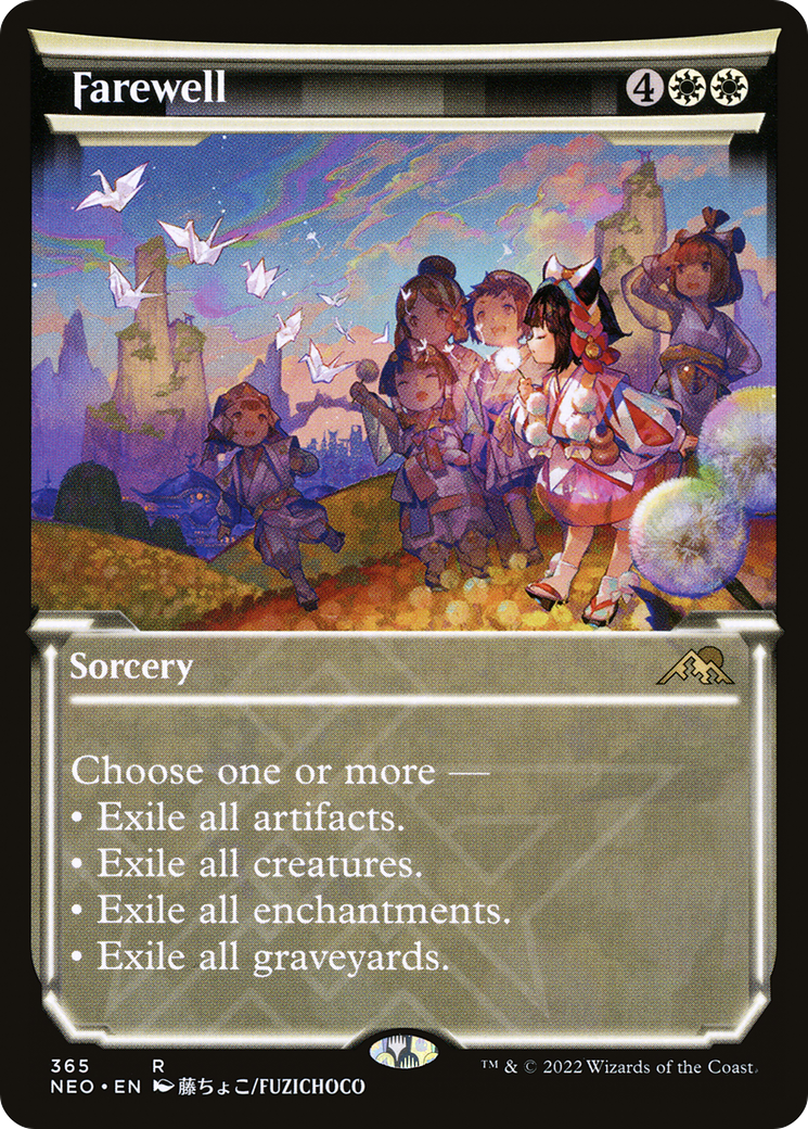 Image of Farewell (Showcase) (NEO-365) - Kamigawa: Neon Dynasty: (Showcase) Foil