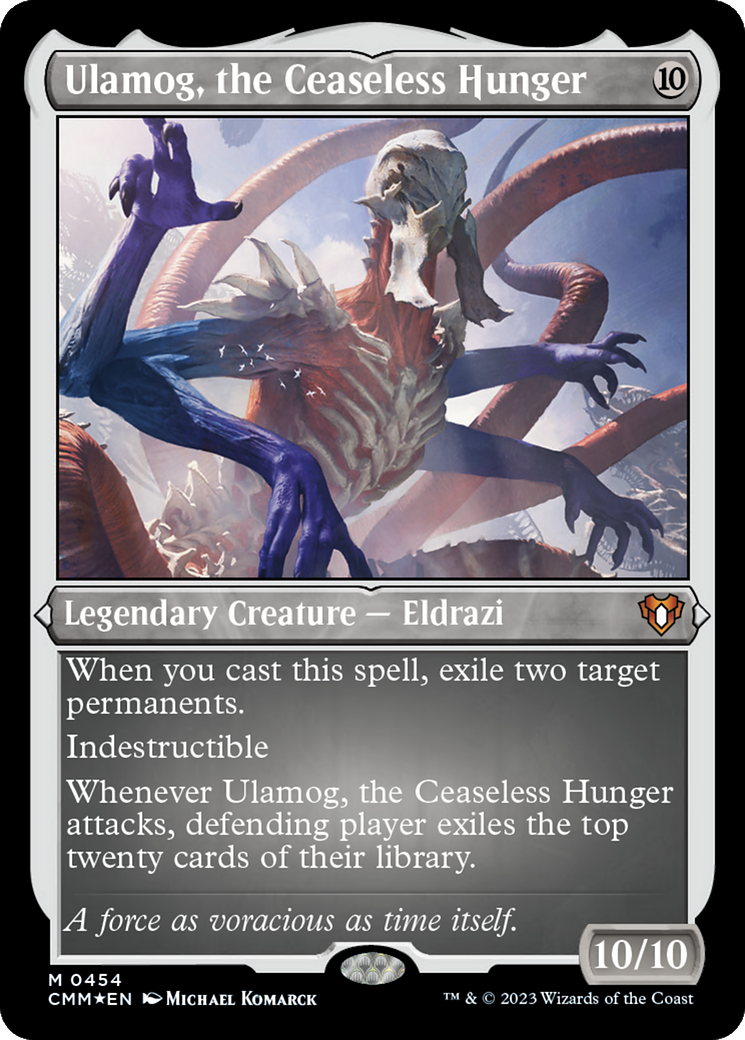 Image of Ulamog, the Ceaseless Hunger (CMM-454) - Commander Masters Etched Foil
