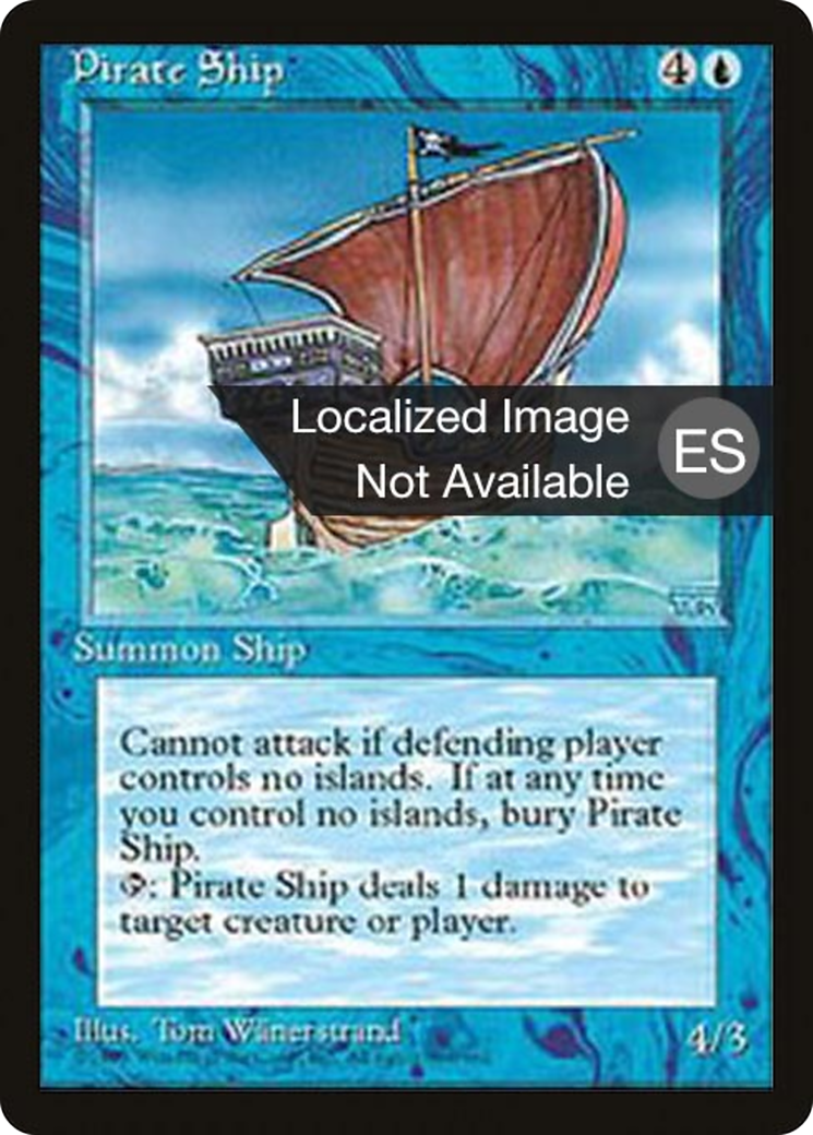 Image of Pirate Ship (4BB-) - Fourth Edition Foreign Black Border