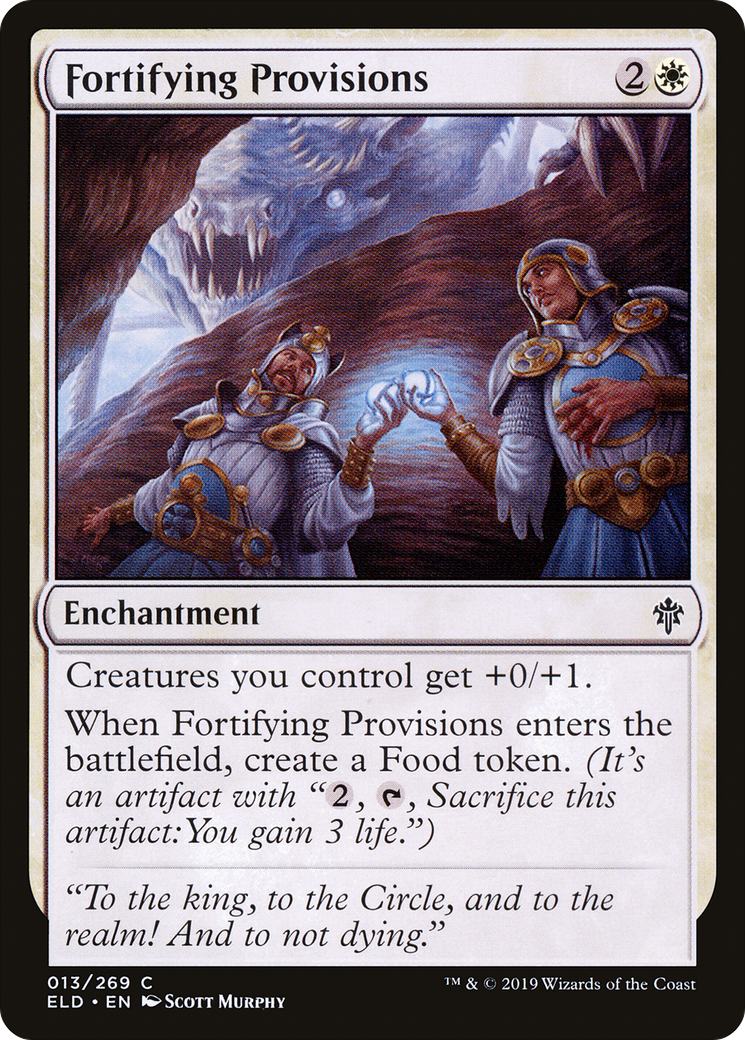 Image of Fortifying Provisions (ELD-013) - Throne of Eldraine