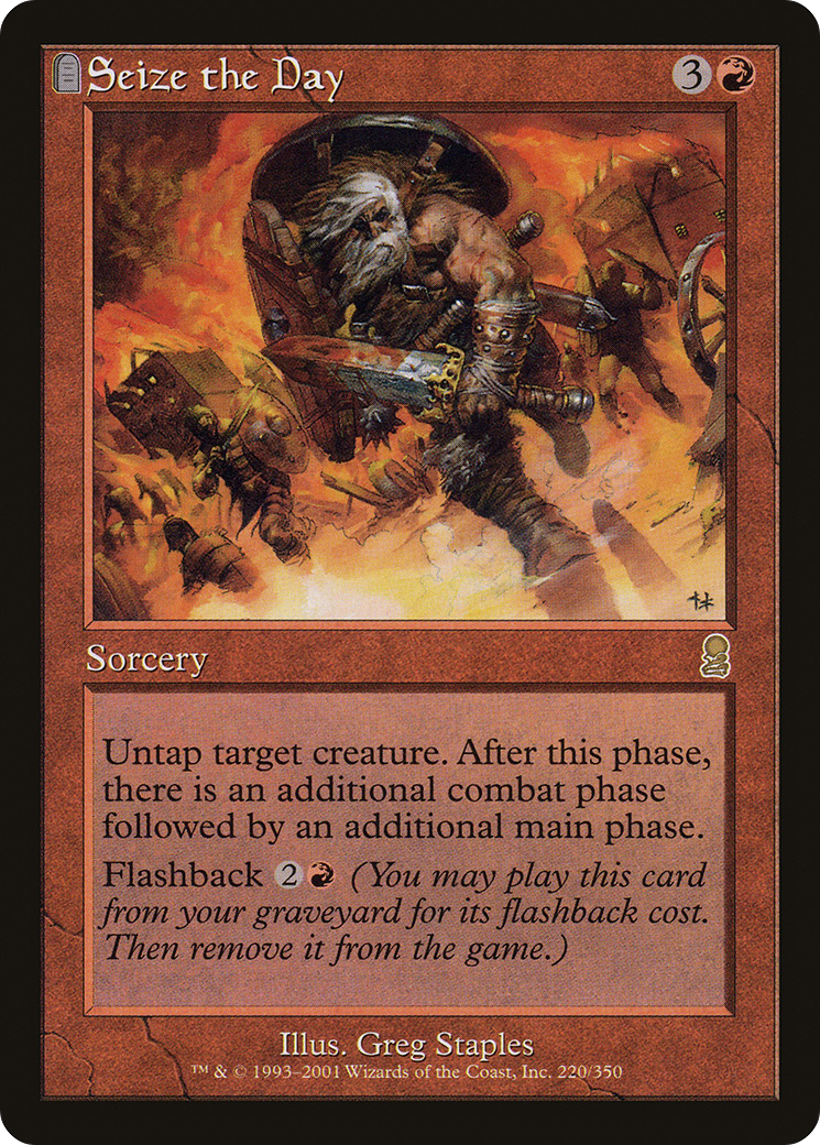 Image of Seize the Day (ODY-220) - Odyssey: (tombstone) Foil
