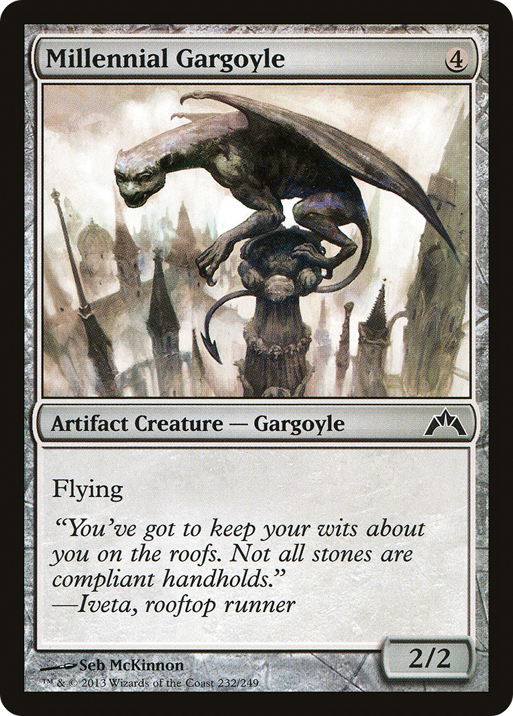 Image of Millennial Gargoyle (GTC-232) - Gatecrash Foil