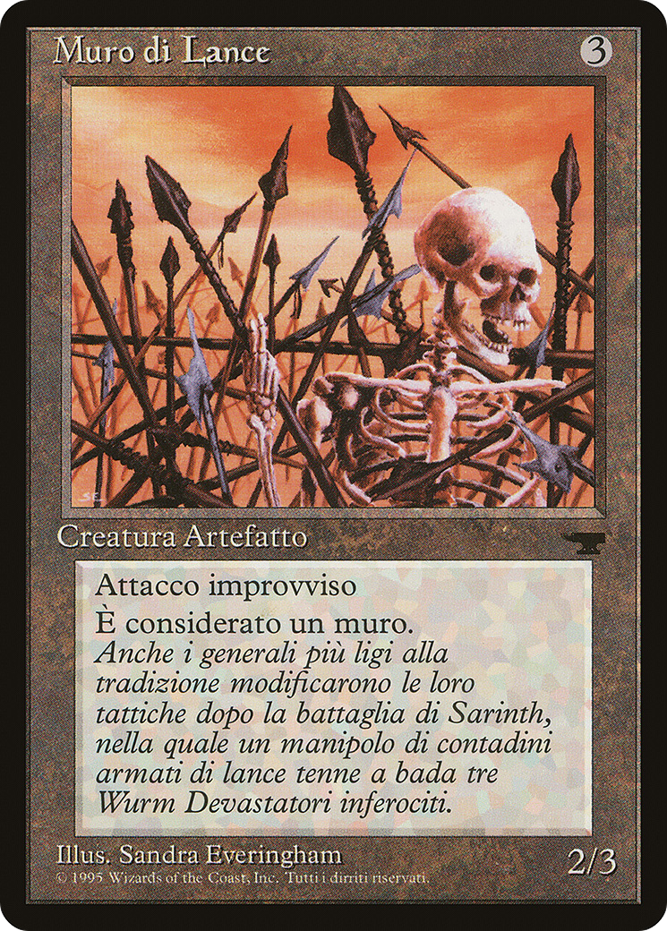 Image of Wall of Spears (Italian) - 