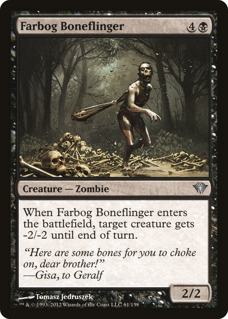 Image of Farbog Boneflinger (DKA-061) - Dark Ascension Foil