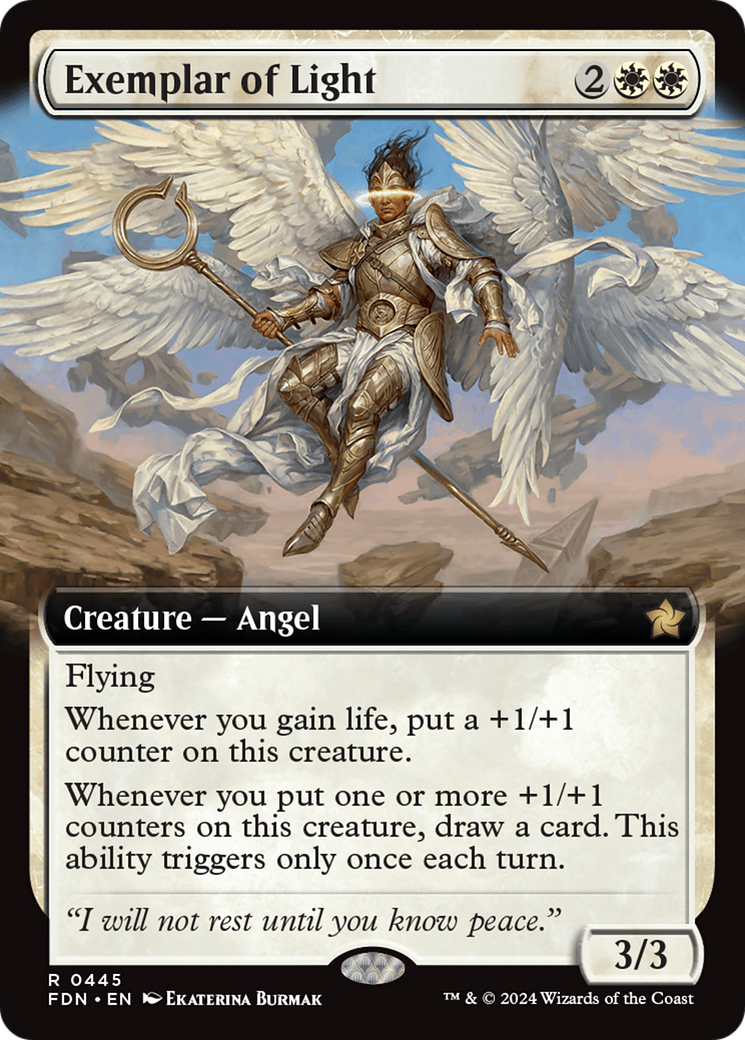 Image of Exemplar of Light (Extended Art) (FDN-445) - Foundations: (Extended Art) Foil