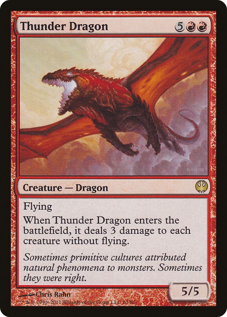 Image of Thunder Dragon (DDG-061) - Duel Decks: Knights vs. Dragons
