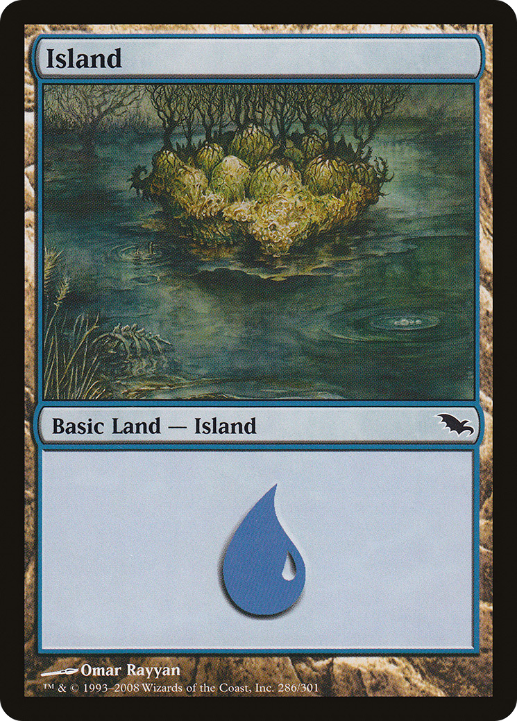 Image of Island (286) (SHM-286) - Shadowmoor Foil