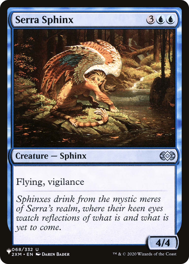 Image of Serra Sphinx (LIST-2XM-68) - The List