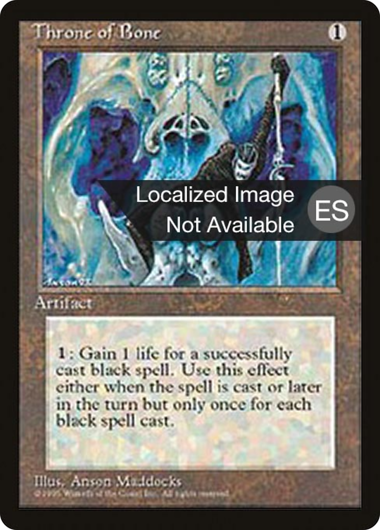 Image of Throne of Bone (4BB-) - Fourth Edition Foreign Black Border