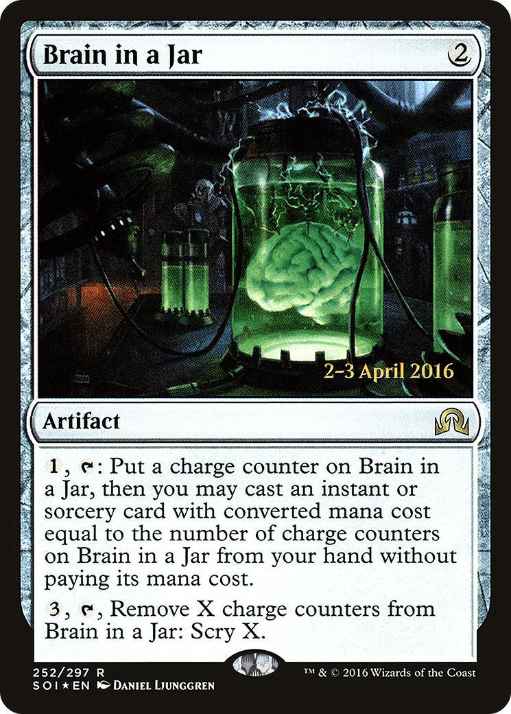 Image of Brain in a Jar (PRE-252S) - Shadows over Innistrad Promos Foil