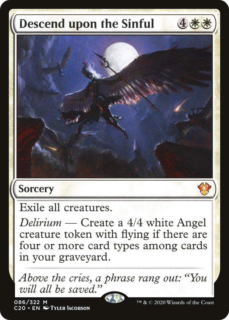 Image of Descend upon the Sinful (C20-086) - Commander 2020