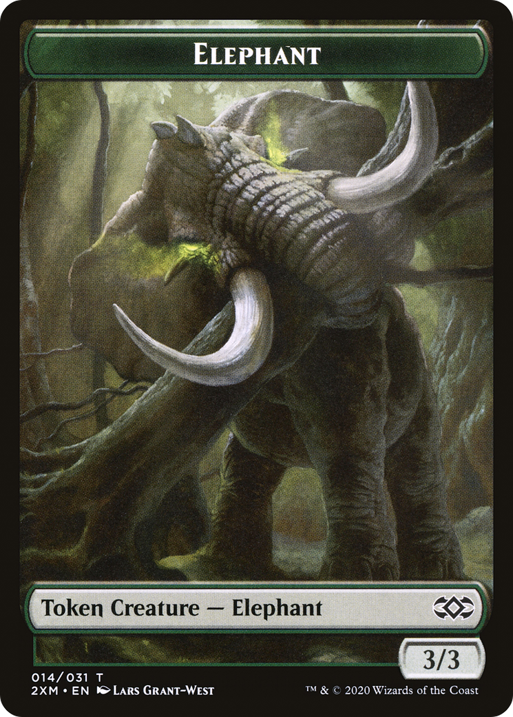 Image of Elephant (T2XM-014) - Double Masters Tokens