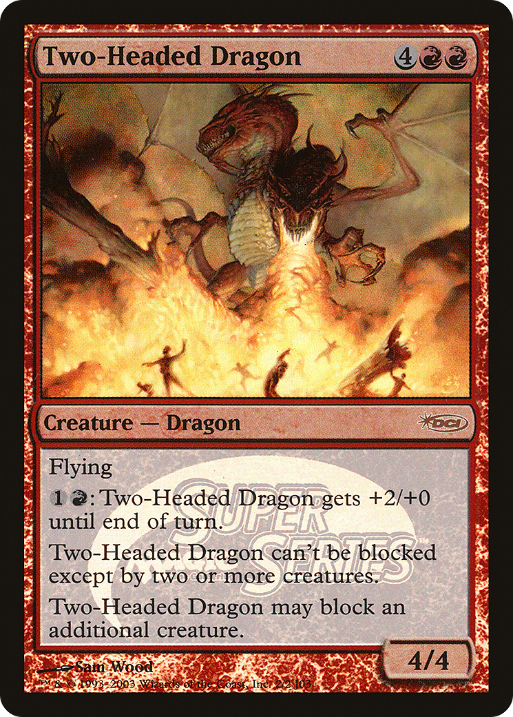 Image of Two-Headed Dragon (Junior Super Series) (JSS-002) - Junior Super Series Foil