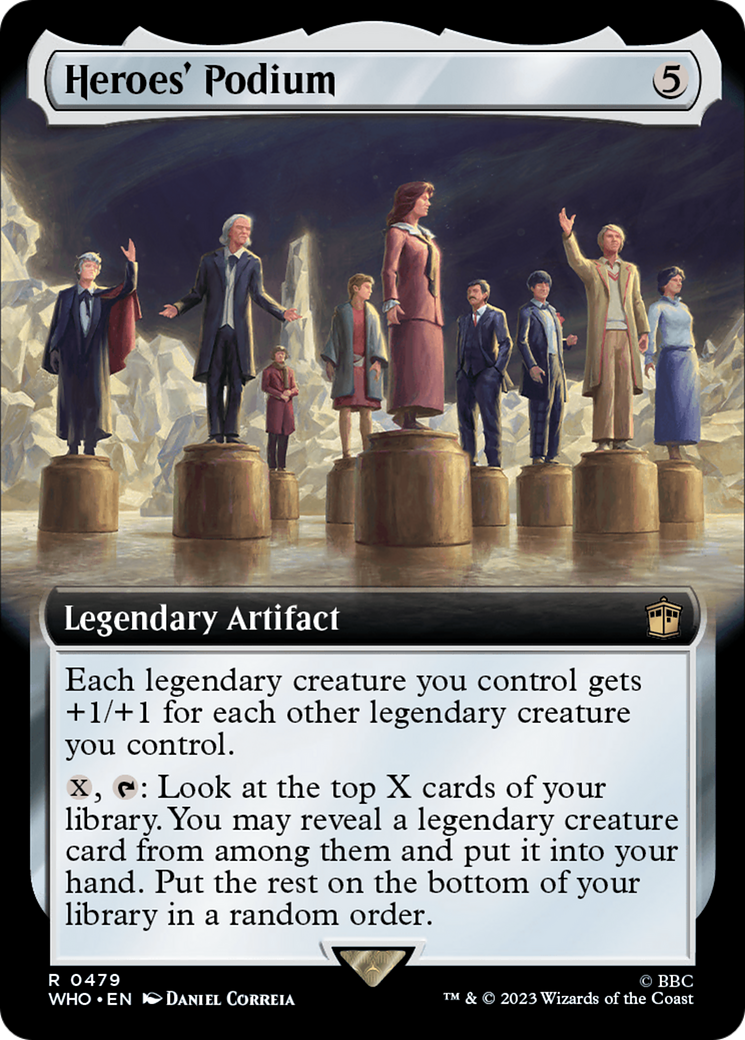Image of Heroes' Podium (Extended Art) (WHO-479) - Doctor Who: (Extended Art)