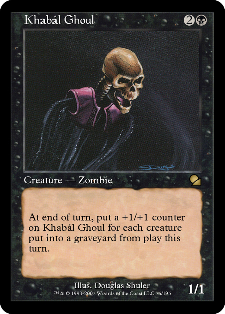 Image of Khabál Ghoul (ME1-075) - Masters Edition Foil