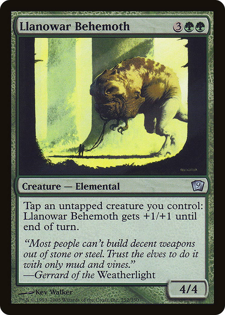 Image of Llanowar Behemoth (9ED-252) - 9th Edition