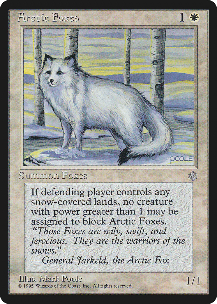 Image of Arctic Foxes (ICE-) - Ice Age