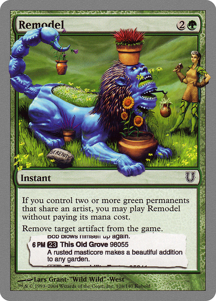 Image of Remodel (UNH-108) - Unhinged Foil