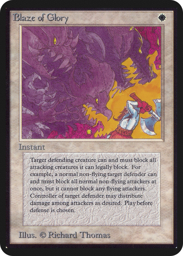 Image of Blaze of Glory (LEA-) - Limited Edition Alpha