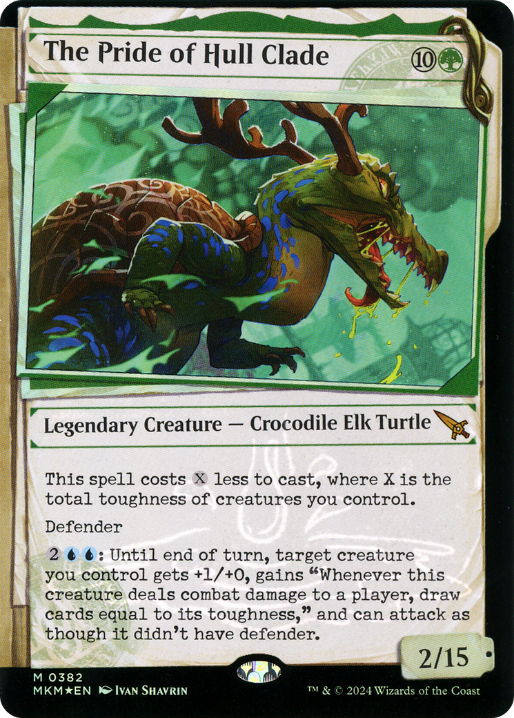 Image of The Pride of Hull Clade (Showcase) (Invisible Ink) (MKM-382) - Murders at Karlov Manor: (Showcase) Foil