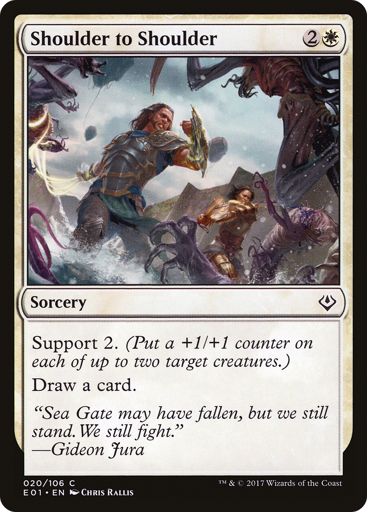 Image of Shoulder to Shoulder (AC2-020) - Archenemy: Nicol Bolas