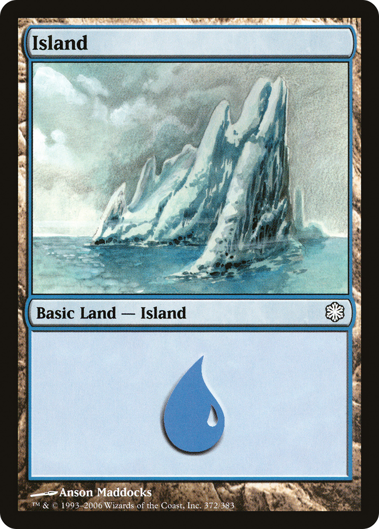 Image of Island (372) (CTD-372) - Coldsnap Theme Decks