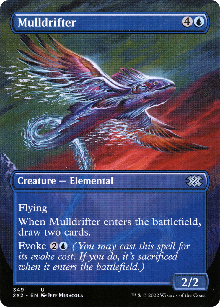 Image of Mulldrifter (Borderless) (2X2-349) - Double Masters 2022 (Borderless)