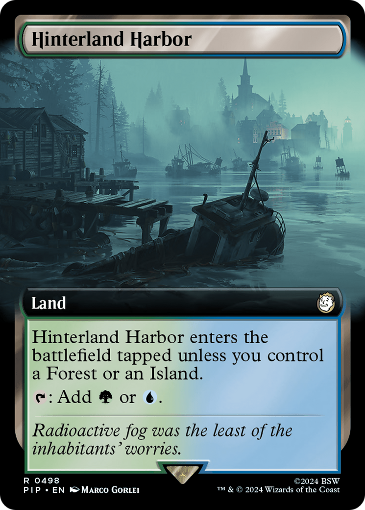 Image of Hinterland Harbor (Extended Art) (PIP-498) - Fallout: (Extended Art) Foil