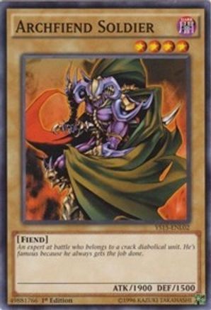Image of Archfiend Soldier (YS15-ENL02) - Starter Deck: Dark Legion 1st Edition
