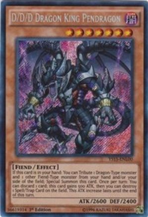 Image of D/D/D Dragon King Pendragon (YS15-ENL00) - Starter Deck: Dark Legion 1st Edition