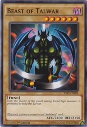 Image of Beast of Talwar (YS15-ENL01) - Starter Deck: Dark Legion 1st Edition
